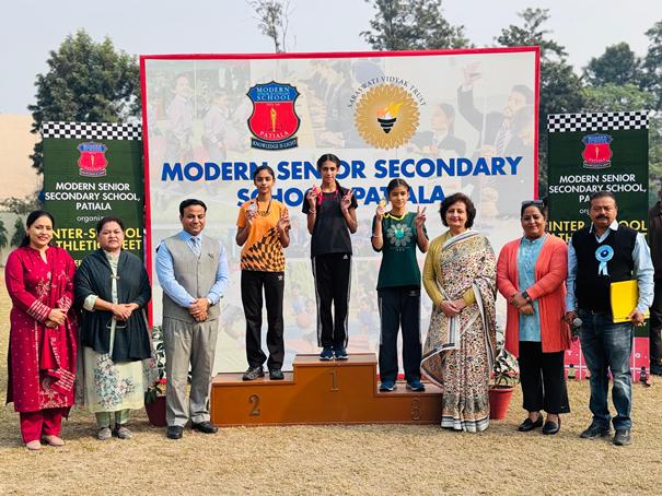 Modern School hosts Sahodya Inter-School Athletics Meet 2025 at Modern Senior Secondary School, Patiala